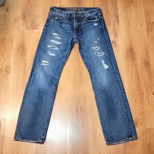 American Eagle ORIGINAL STRAIGHT Distressed Jeans
